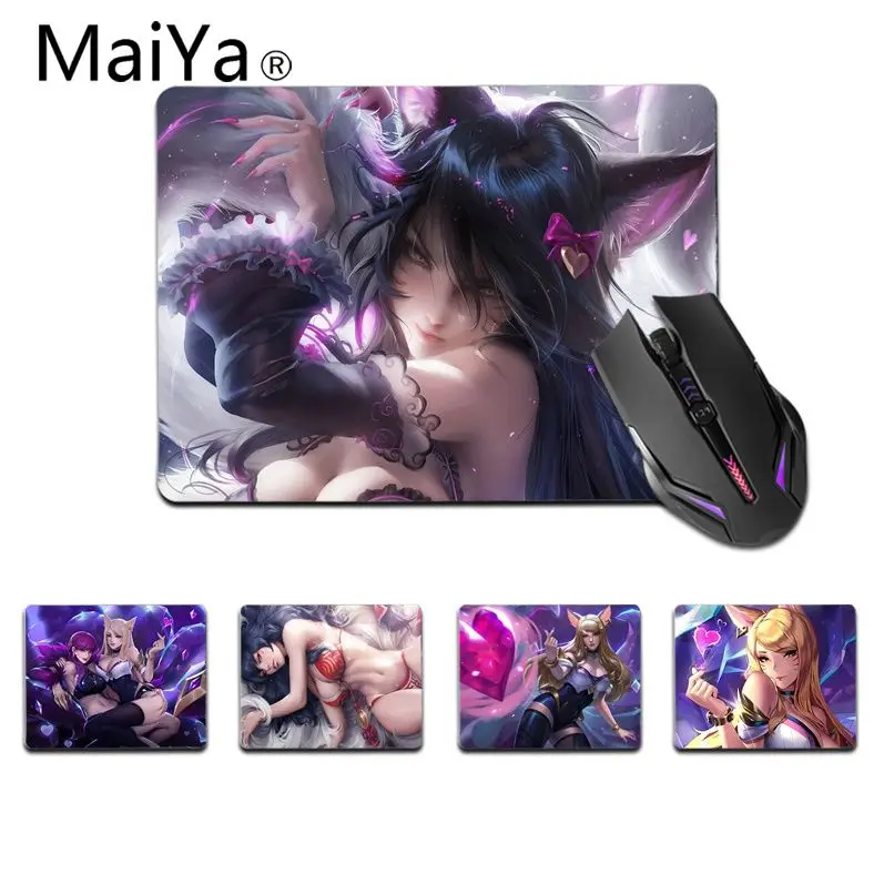 Maiya высшее качество Лига Легенд пикантная резиновая мышь Ahri прочный Настольный