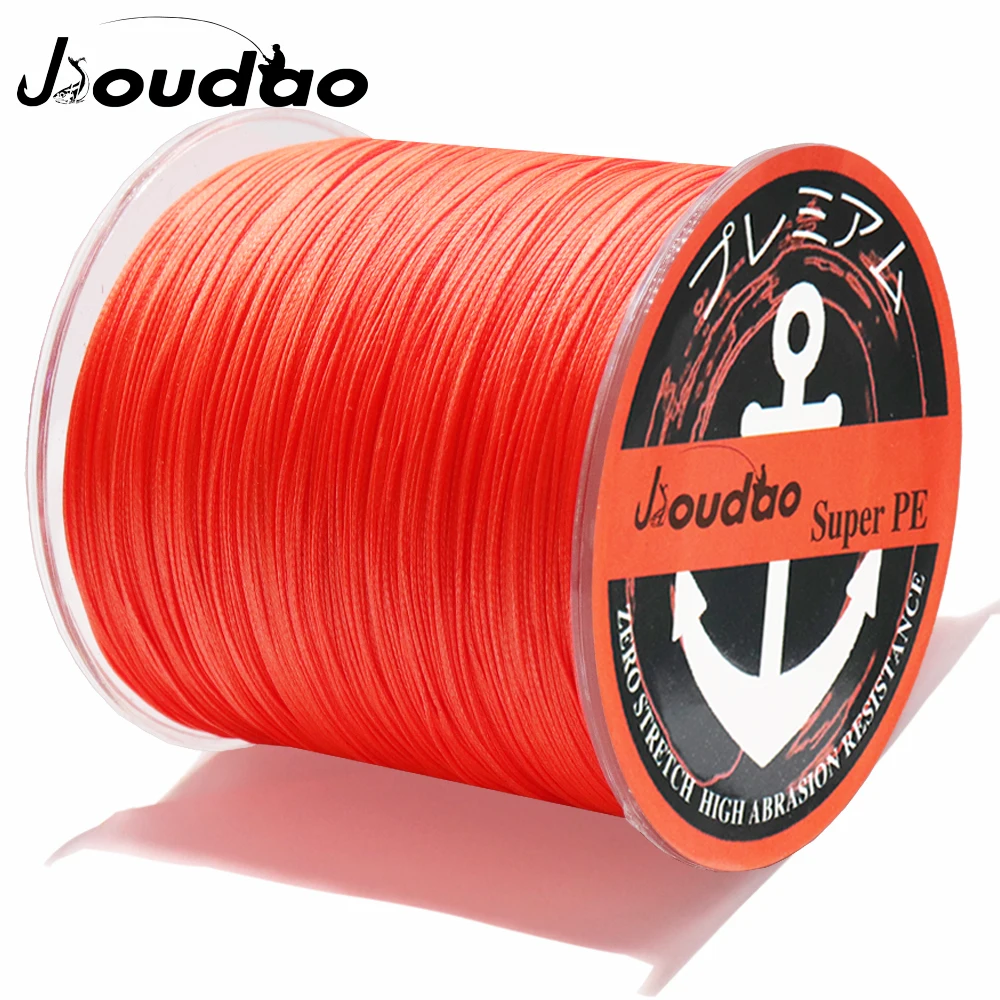 Jioudao 500 м/547 двор PE плетеный провод Леска 8 strands супер прочная леска 0 08 мм 8LB 160LB