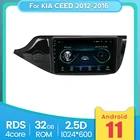 Автомагнитола для Kia CEED, мультимедийный Видеоплейер с GPS-навигацией, 2 + 32 ГБ, Android, DVR, JD, 2012 - 2018