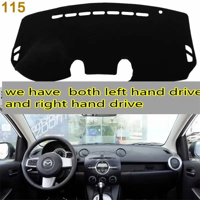 Для Mazda 2 Demio 2007 2008 2009 2010 2011 2013 2012 2014 коврик для приборной панели аксессуары