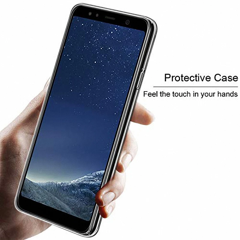 Фото Ультратонкий Мягкий силиконовый чехол из ТПУ для Samsung Galaxy A8 Star A9Star, прозрачный гелевый Чехол для задней панели A9 A8Star 2018 №5