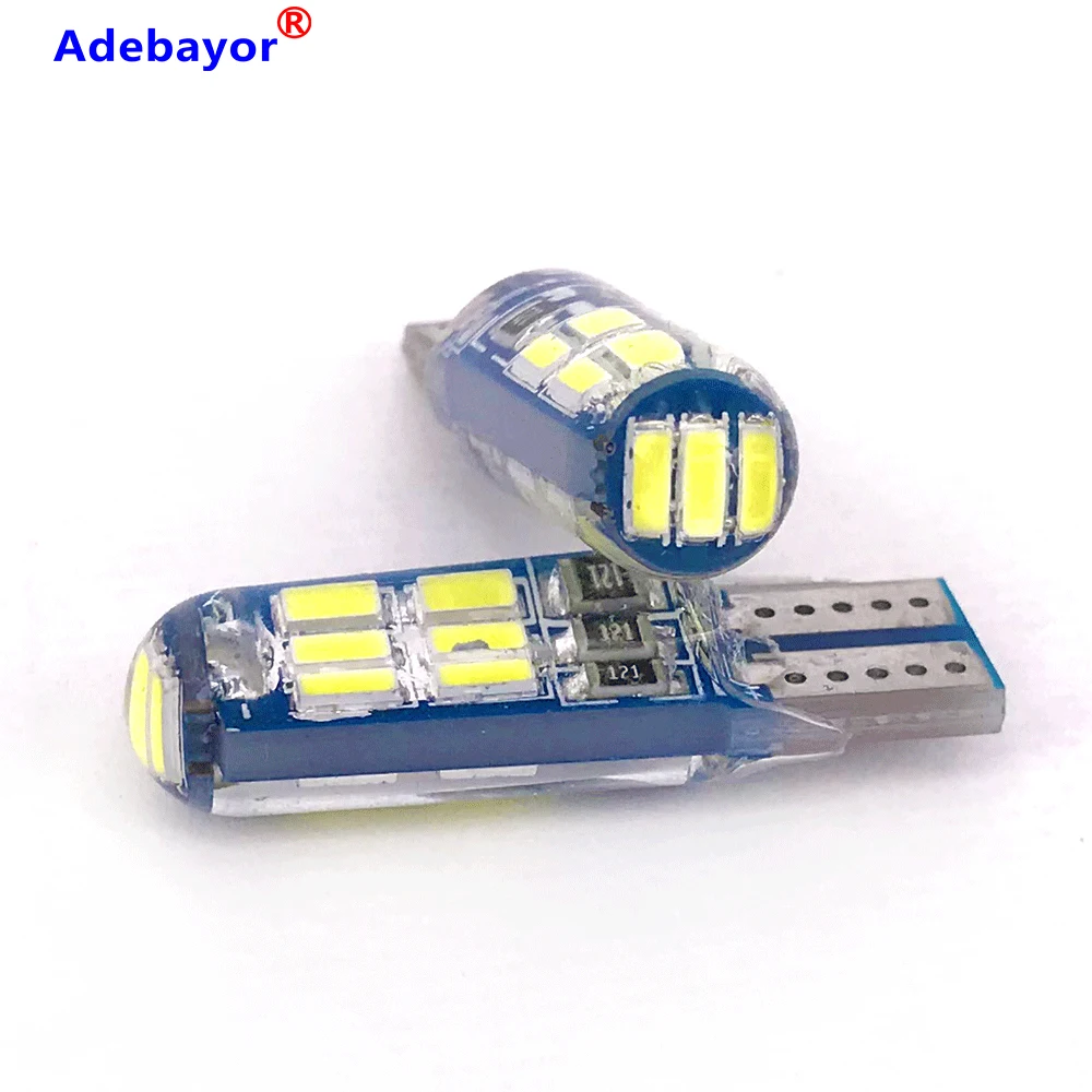 500 шт. автомобисветодиодный лампы T10 W5W 194 12 в 3014 15 SMD|Сигнальная лампа| |