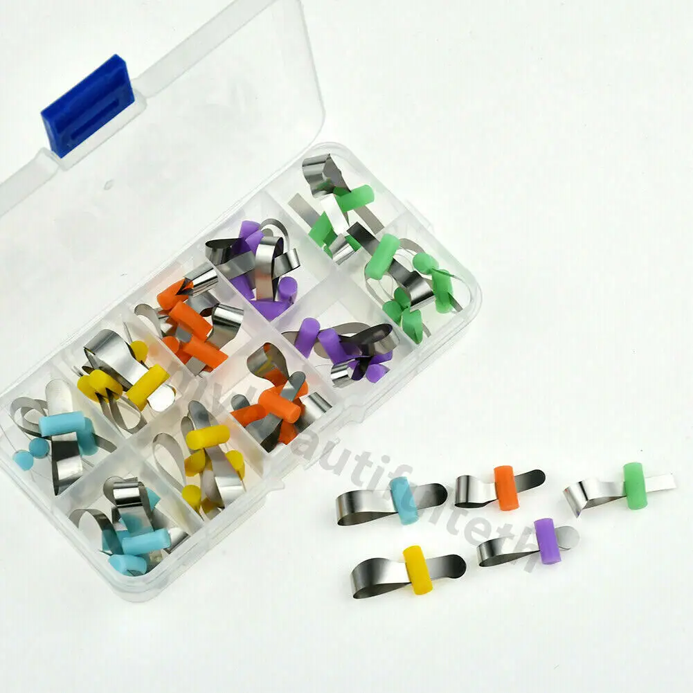 

2-100Boxes Dental Metal Matrices Matrix Movable Fixator Super Mat Premolar Molar