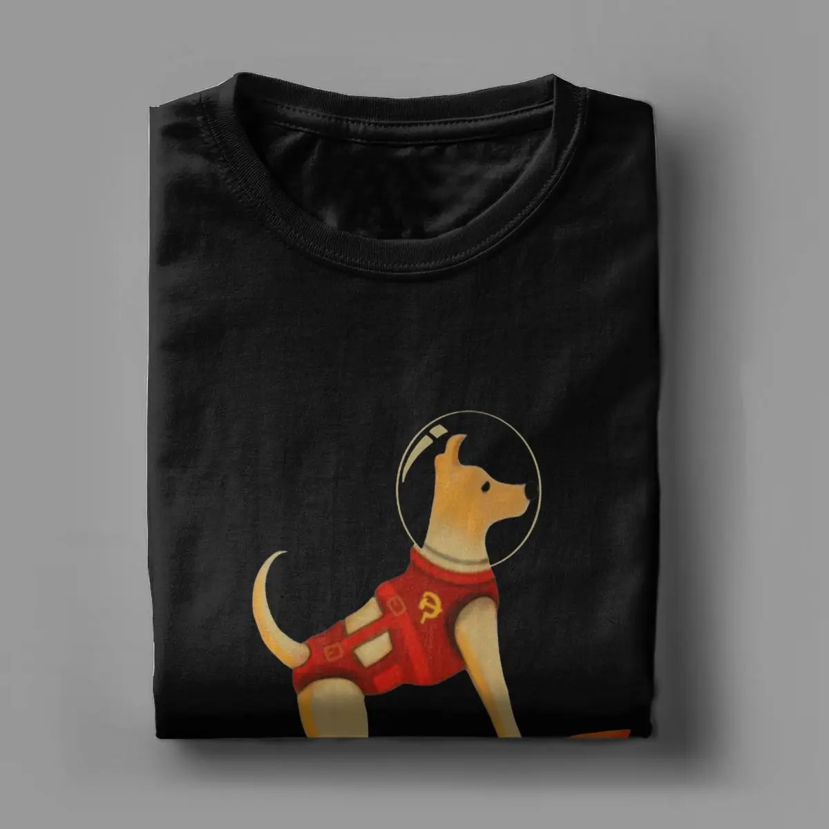 Мужские футболки Laika СССР с советским сверхкосмическим ракетным собачком