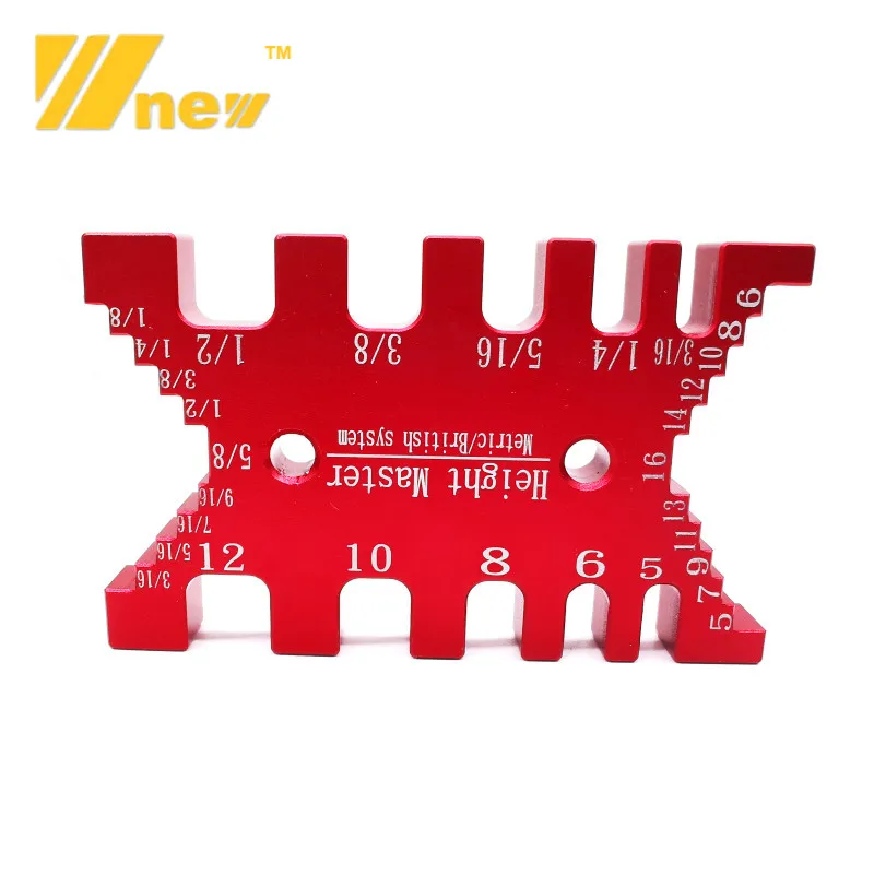 Штангенциркуль с алюминиевым ласточкиным хвостом метрическая и имперская шкала