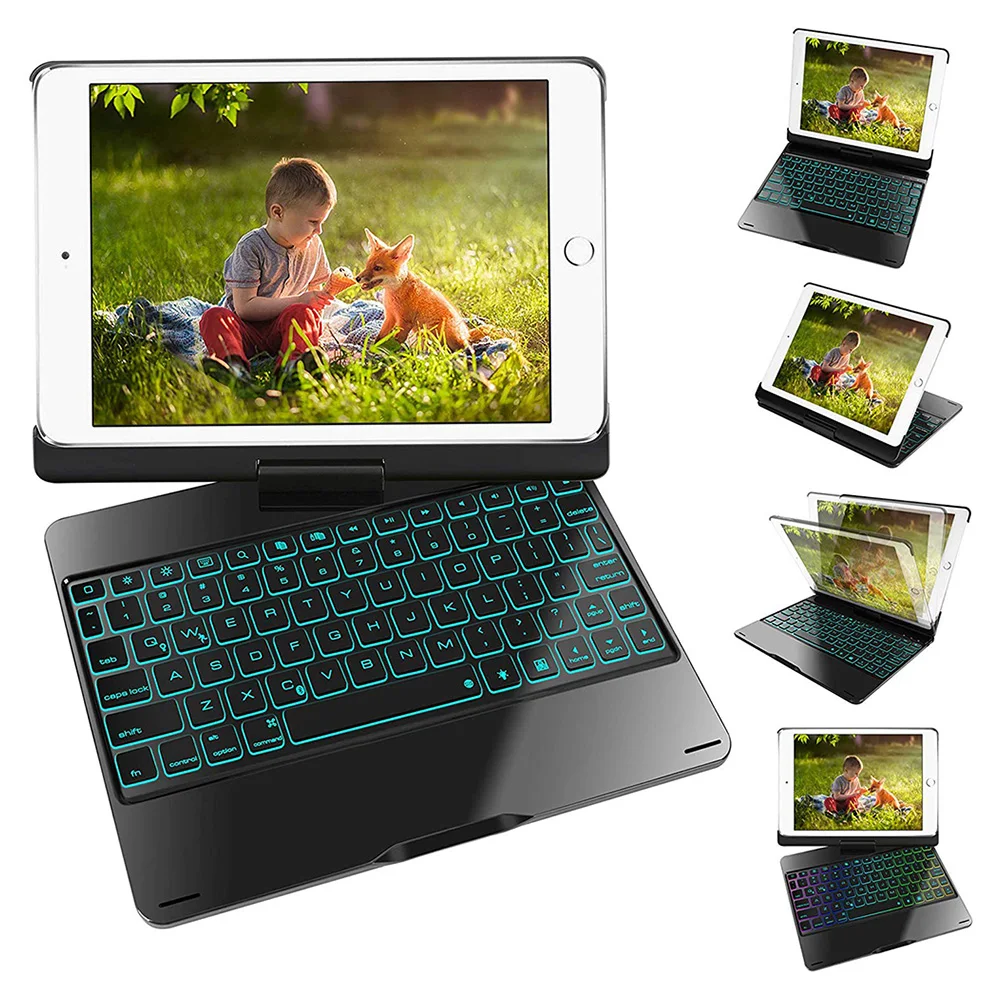 9 7 &quotчехол с клавиатурой для iPad 360 Вращающийся Ультратонкий чехол Умной Pro 7/iPad Air