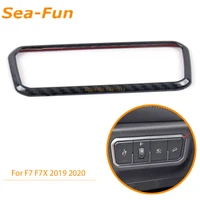 for haval f7 f7x 2019 2020 car headlight switch adjustment button sticker trim cover decorative frame interior accessories