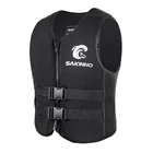 Жилет Спасательный с жилетом, для взрослых и детей, для водных видов спорта, плавания, дрифта, катера, рыбалки, серфинга, байдарки, неопреновый спасательный жилет