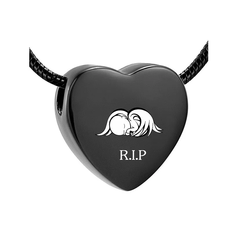 

Rose Heart Urn Necklace Mother of an Angel Cremation Jewelry Loss of Baby,Child,Infant Keepsake Memorial Urn Necklace