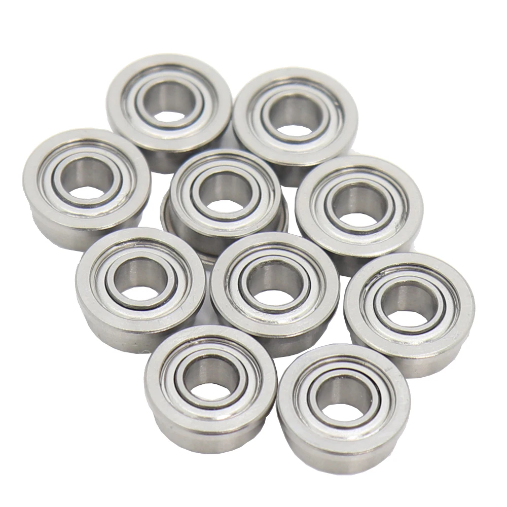 

SF684ZZ Flange Bearing 4x9x4 mm 10PCS Double Shielded Stainless Steel Flanged SF684 Z ZZ Ball Bearings SF684Z SF684-2Z F684 ZZ