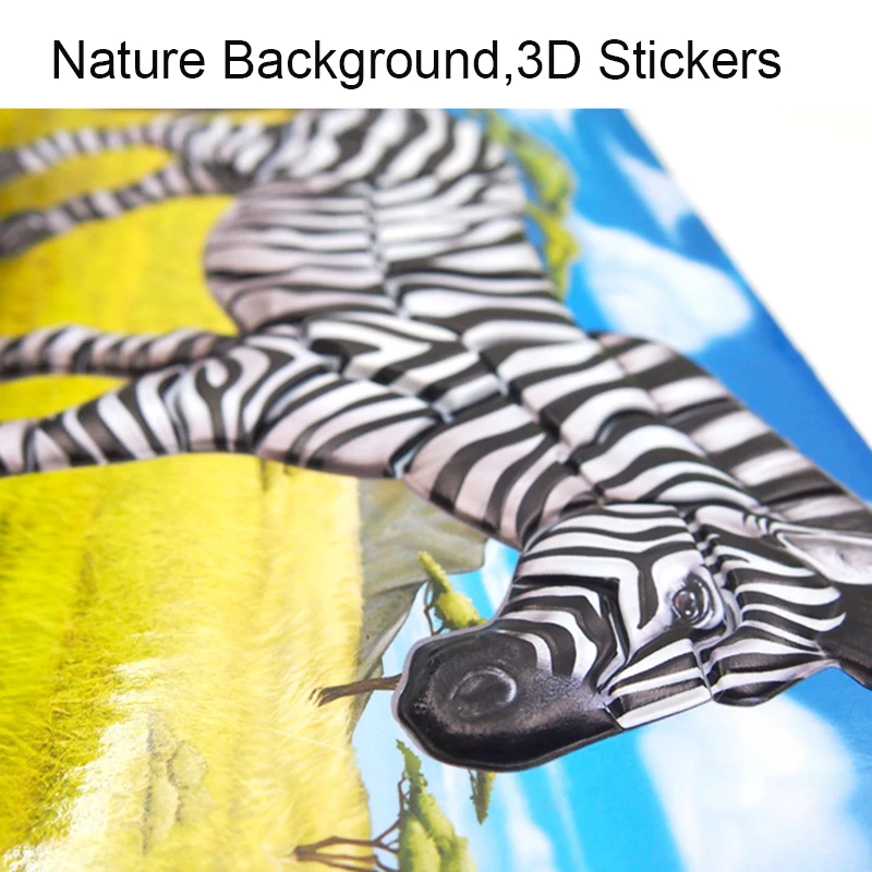 Детские 3D наклейки-пазлы с животными игра для мальчиков детский сад головоломки