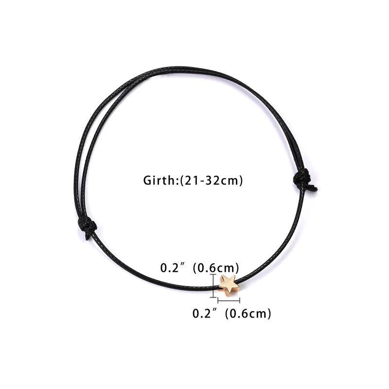 Регулируемый для женщин и девочек Плетеный браслет из нержавеющей стали Золотая