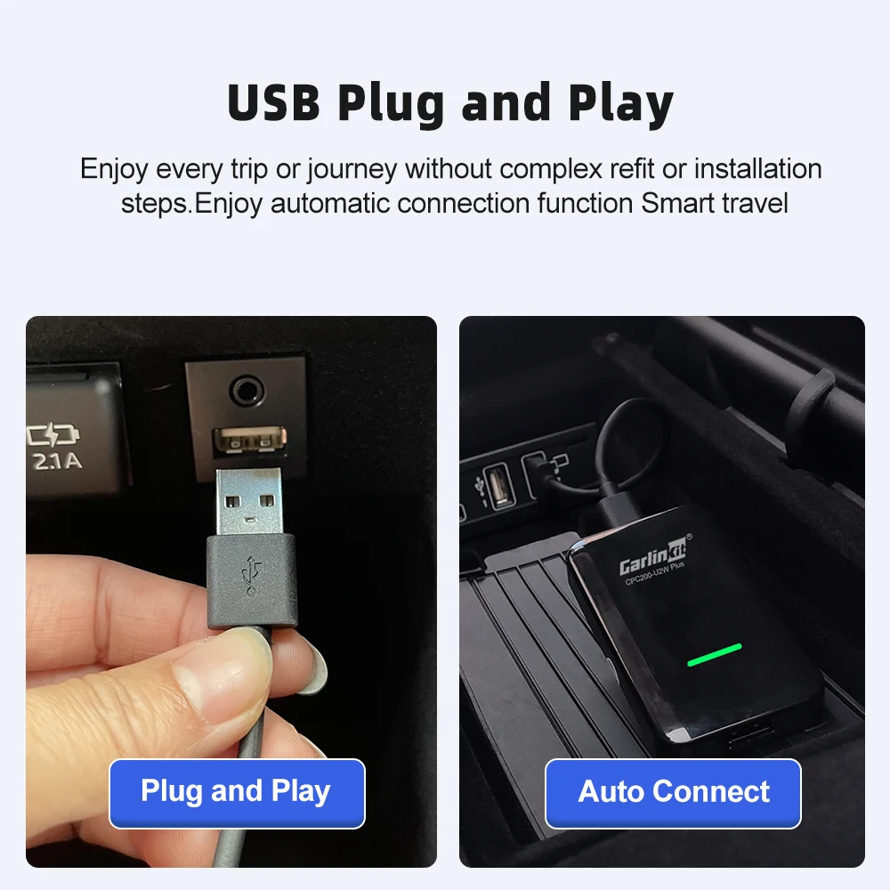 Беспроводная коробка Apple CarPlay USB-ключ Carlinkit 3 адаптер для IOS Car Play MP4 MP5 Proshe Benz Volvo и Toyota