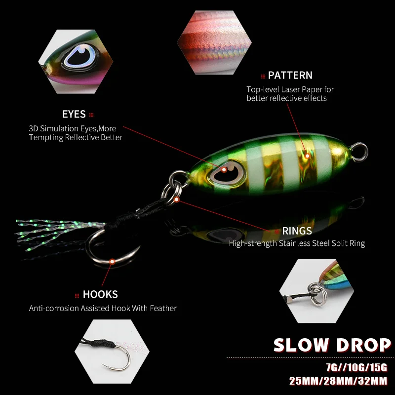 ALLBLUE приманка для рыбной ловли 7 г 10 15