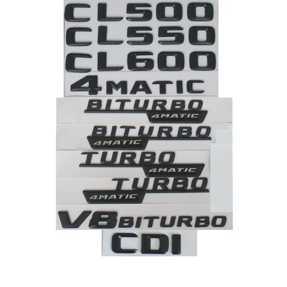 3D буквы для Mercedes Benz C216 CL55 CL63 CL65 CL400 CL450 CL500 CL550 CL600 CDI CGI 4matic эмблемы значки |