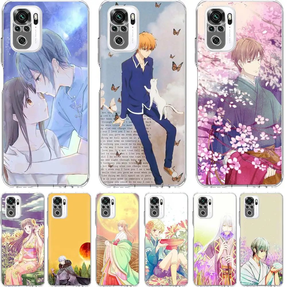 

Fruits Basket Anime Soft Phone Case Funda For Xiaomi Redmi Note 10 Pro 10S 9S 9 8 Pro 8T 8A 9A 9C 7 7A 6 6A K20 K30 Cover Coque