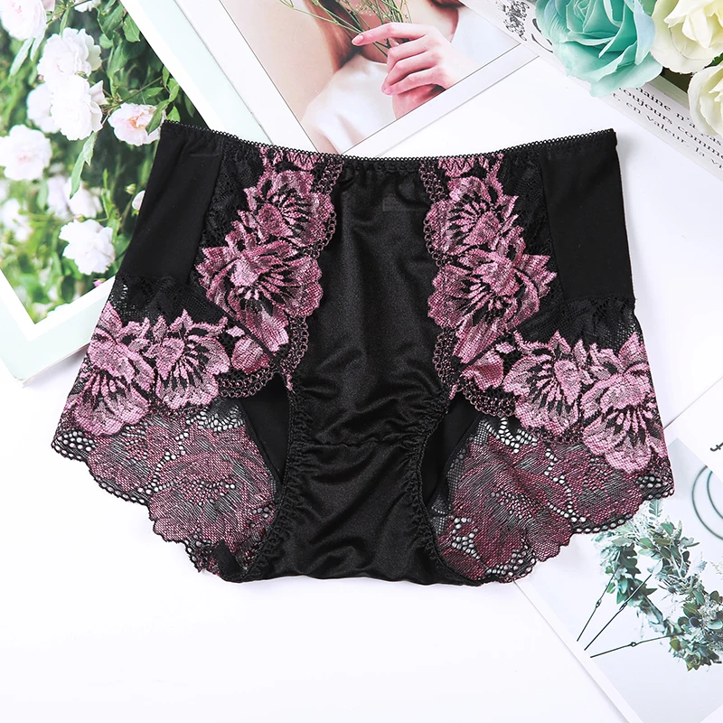 Julexy XL 4XL размера плюс женские трусики сексуальные толстые кружевные трусы-плавки с высокой талией женское белье трусы прозрачные супер