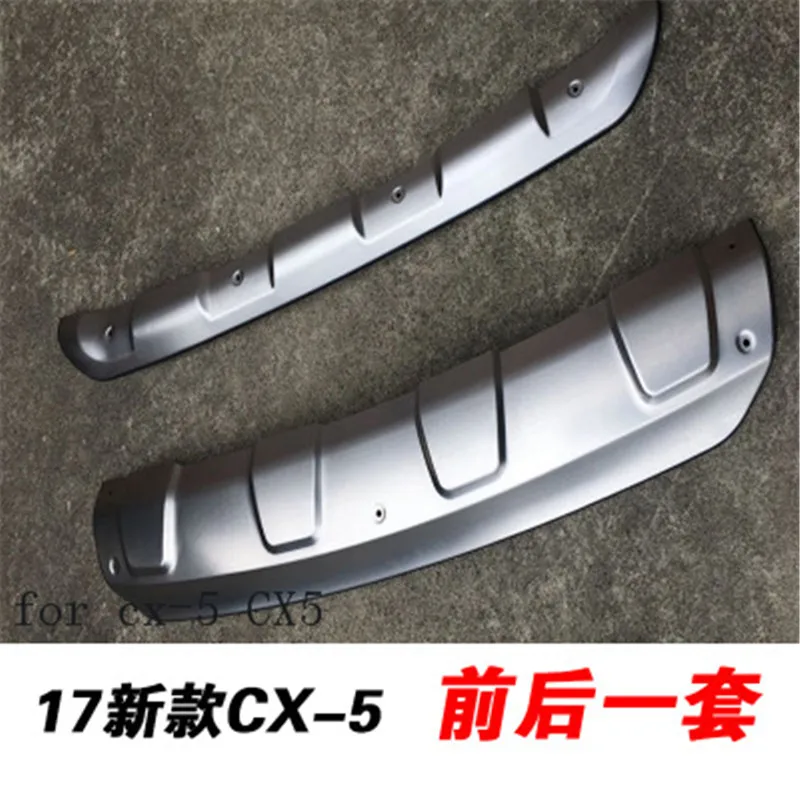 

Stainless steel front and rear Bumper Protector Skid Plate cover fit for Mazda cx-5 CX5 2017 Auto parts
