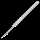 Скальпель Carbon стальной Скальпель с лезвием 1 ручкой Режущий инструмент для домашнего творчества, ремонт печатных плат, скальпель для животных