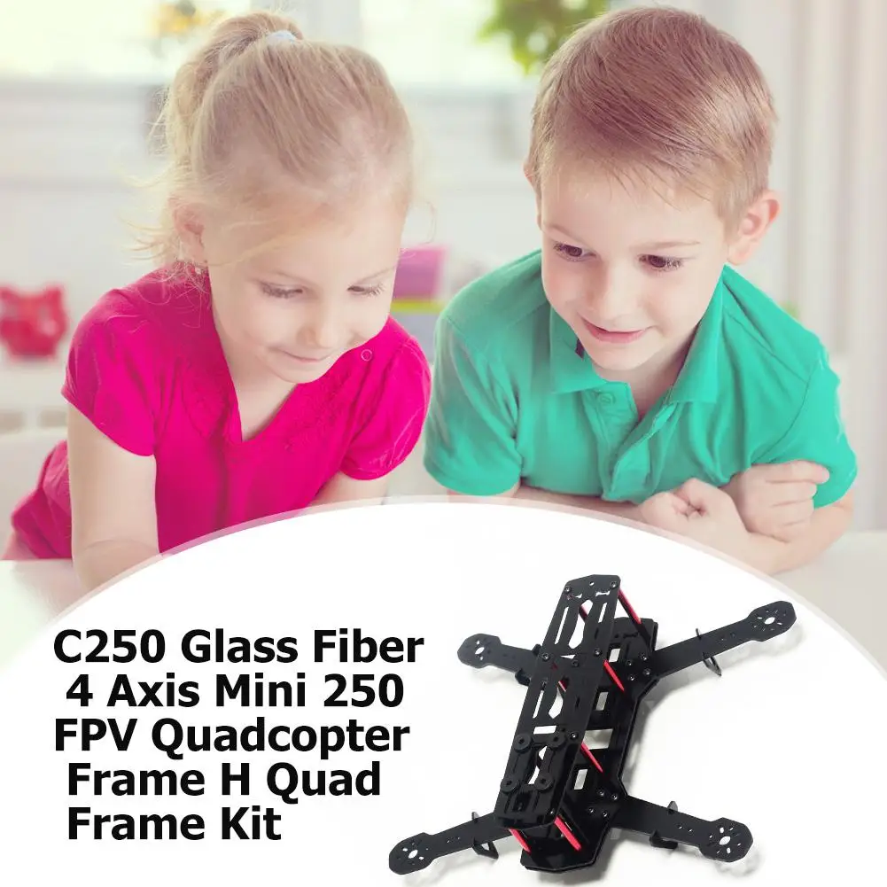 C250 Стекло волокно 4 оси мини 250 FPV Quadcopter рамки H четверной каркасный комплект