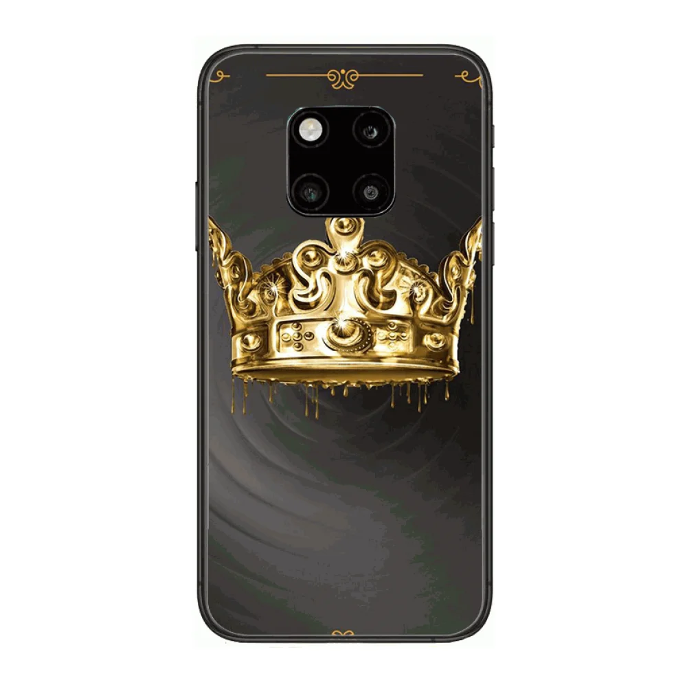 

W High-end Custom Creativity Luxury Phone case Phone Case For Huawei mate 30 10 20 40 Lite Smart Z Pro Black Etui 3D Co