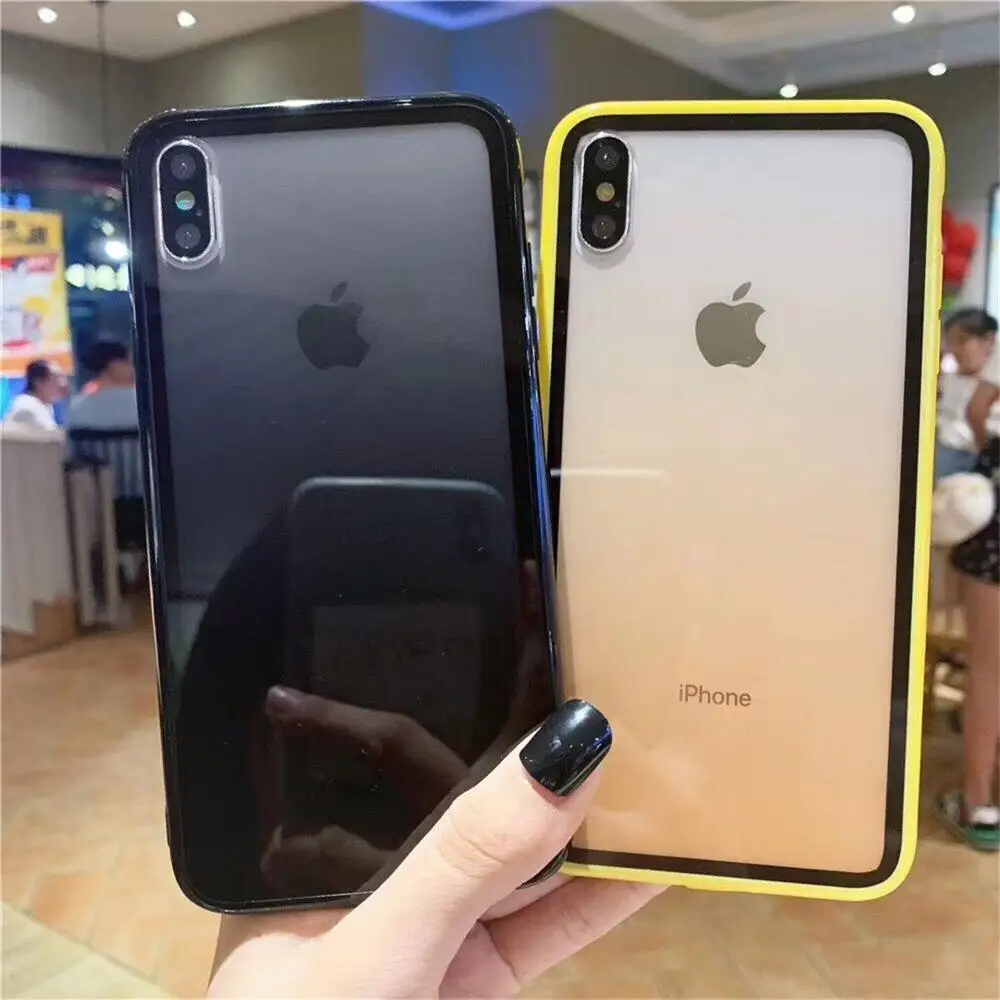 Роскошный градиентный телефонный чехол для iPhone 6 6S 7 8 Plus ультратонкие Чехлы X XR XS Max