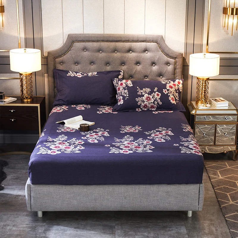 Темно серый сверхмягкий матовый хлопковый комплект простыни наволочка дышащая