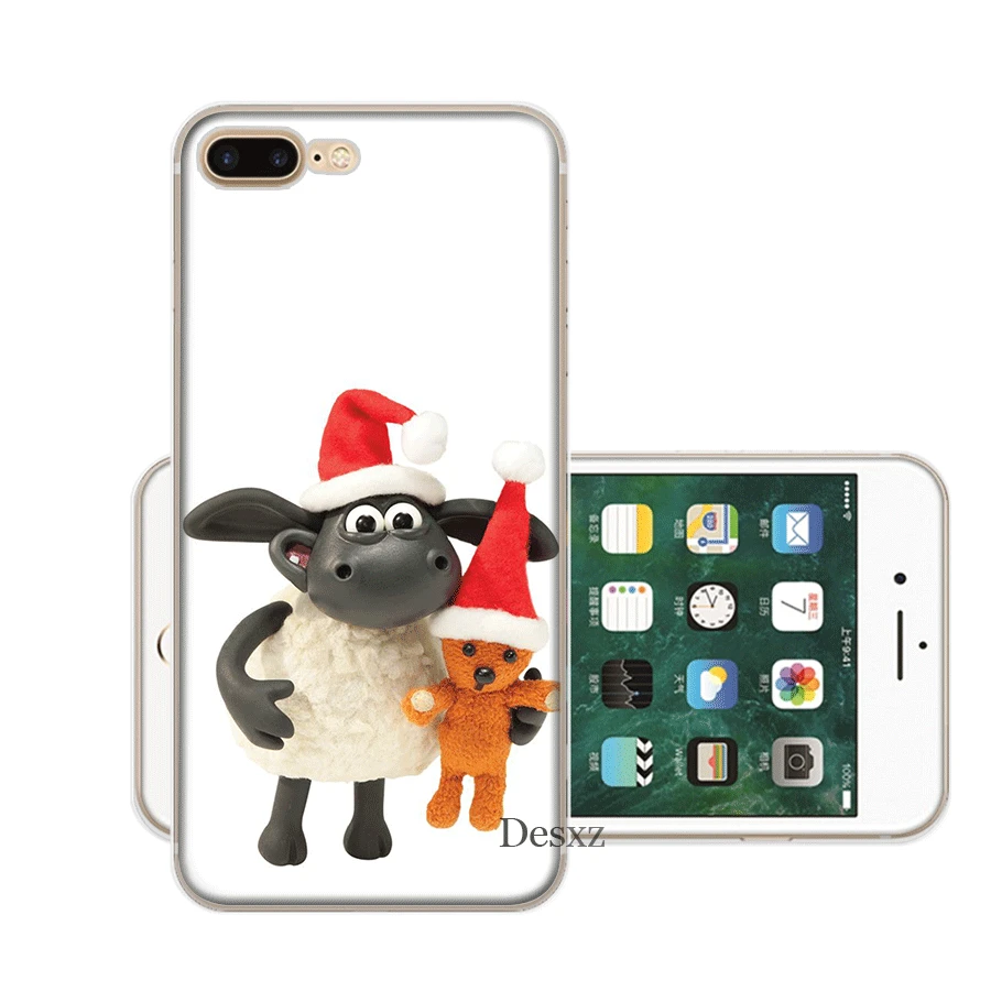 Мобильный телефон чехол для iPhone 7 8 6 6s Plus iPhone 11 Pro X XS Max XR 5 5S SE жесткий чехол Shaun овечья оболочка