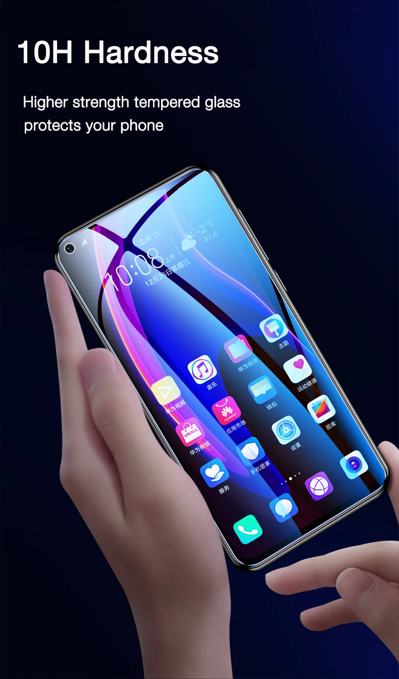 CAFELE Защитная пленка для экрана для huawei honor 20 pro 10 9 P30 P20 pro из закаленного стекла 2.5D ультратонкая защитная пленка