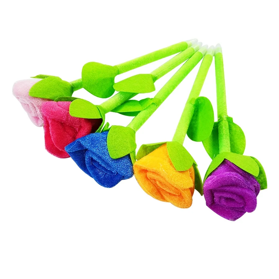 

36Pcs/lot Lovely Flower Ball Pen For Kids Gift Creative Material School Supplies Stationery Free Shipping