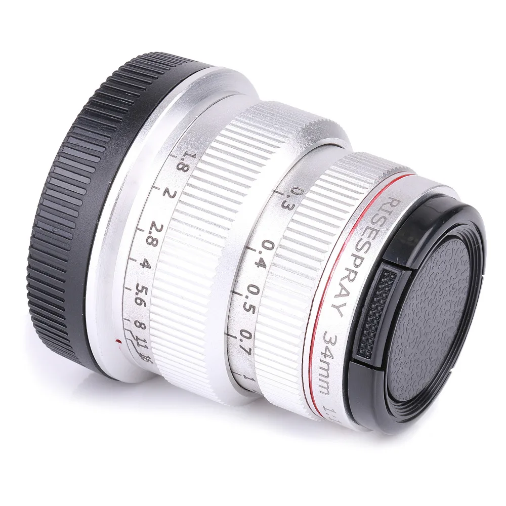 34mm F1.8 APS-C camera Lens for Olympus Panasonic MTF M4/3 Mount PenF E-M5 EM10 Mark II | Электроника