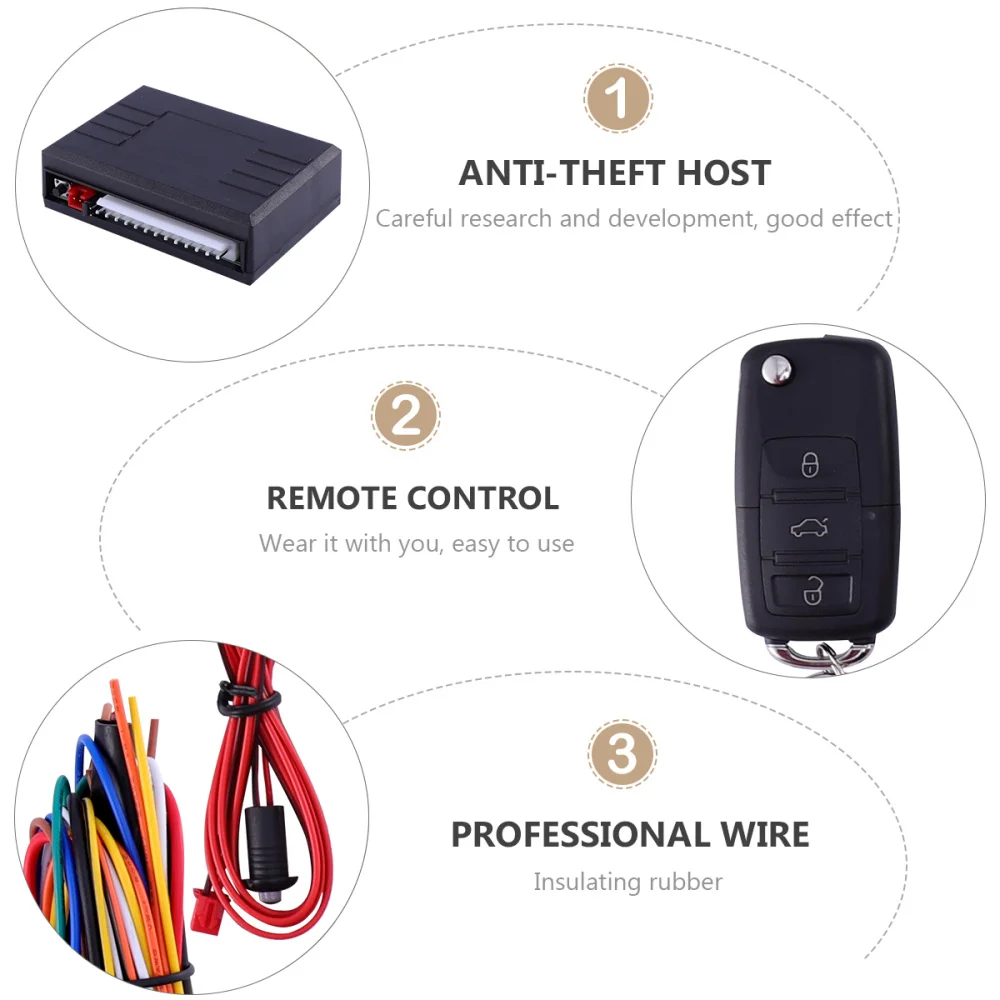 Противоугонная Автомобильная сигнализация с бесключевым входом Дистанционная