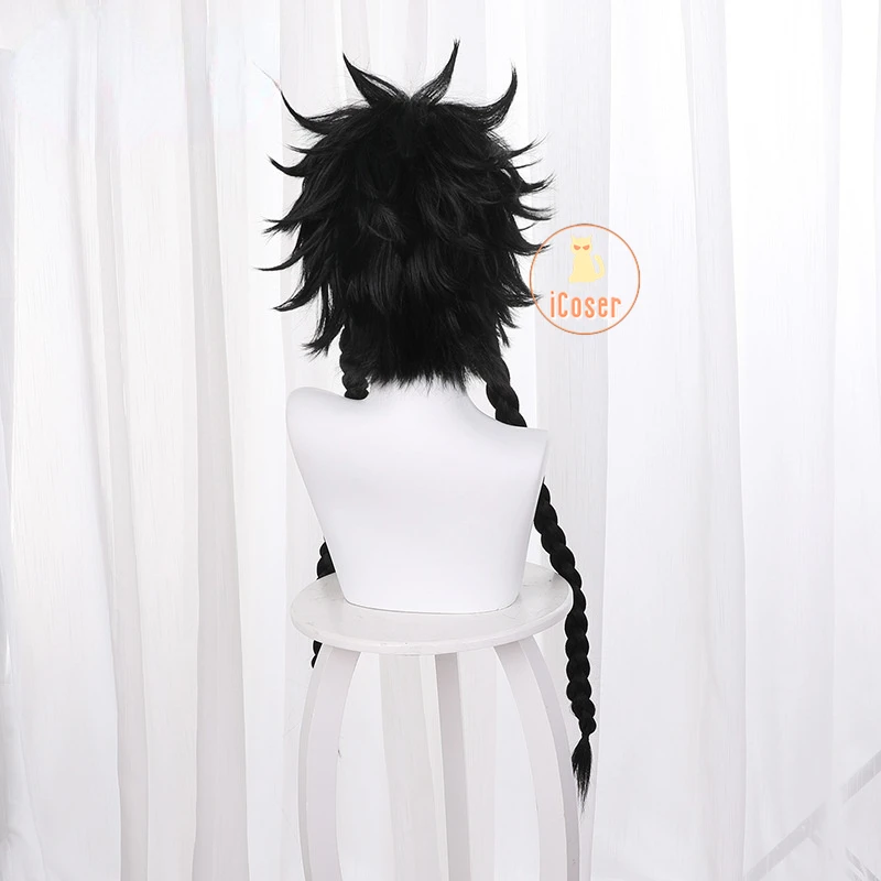 Hashida Haruka Anime Blue Period Cosplay Long Braids Wig Black Hair Party Role Play Props Unisex Heat Resistant Fiber | Тематическая