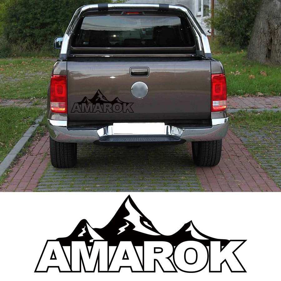 Автомобильные наклейки Виниловая наклейка на заднюю дверь горы для vw amarok 2009