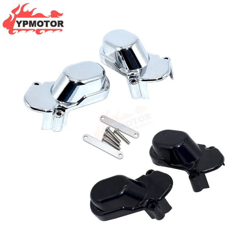 

Motorcycle Black/Chrome ABS Rear Axle Cover Bolt Nut Cap Guard Protection For Harley Sportster XL 1200 883 48 72 Iron 883 05-17
