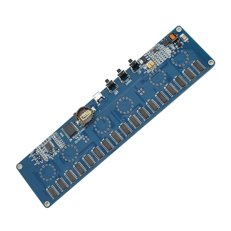 DIY In14 Nixie трубчатые часы цифровой светодиодный Подарочный комплект печатных плат
