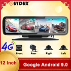 Видеорегистратор-зеркало заднего вида на Android 9,0, 12 дюймов, 4G, WIFI, GPS, ночное видение