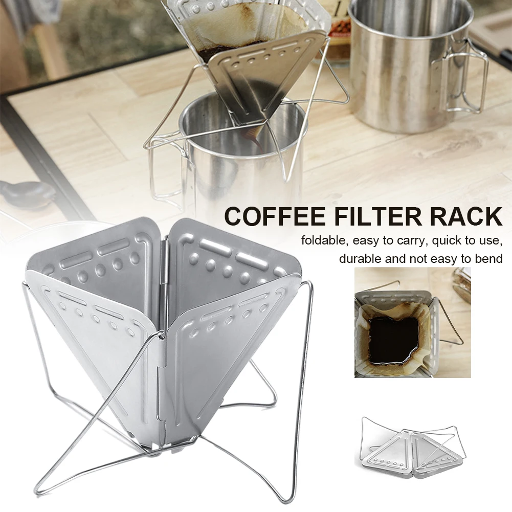 Фото - Hot  Stainless Steel Coffee Dripper Holder Camping Portable Coffee Filter Rack Pour Over Coffee Drip for Outdoor Camping Picnic alois hallner camping cross over eine erotische geschichte ungekürzt
