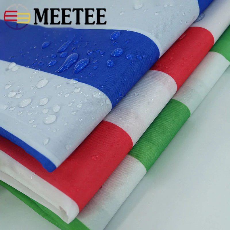 Meetee 100х150 см 210D полосатая холщовая ткань водонепроницаемая Оксфорд