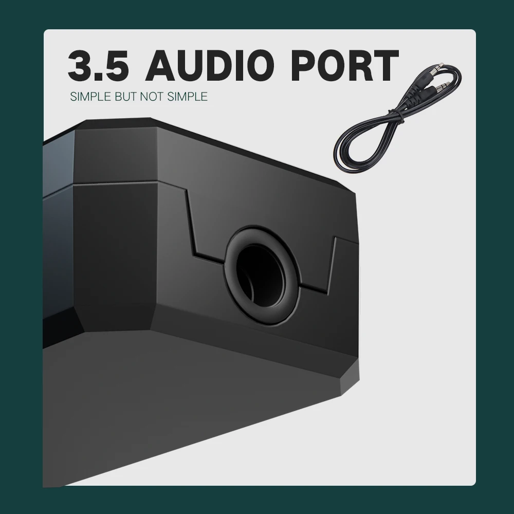 Мини 2 В 1 USB Bluetooth 5.0 Аудио Приемник Передатчик 3.5мм Разъем Aux Беспроводной Адаптер для ТВ, Автомобиля, ПК и Наушников RT02 on.