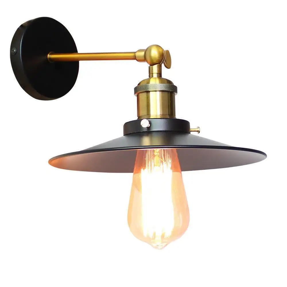 

Vintage E27 Industrial Style Wall Lights Bathroom Light Lamp Nightstand Study Room Corridor Restaurant Dining Room Wall Lamp