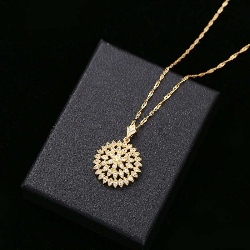 Ожерелье Naszyjnik из меди и золота подвески простое геометрическое свадебное