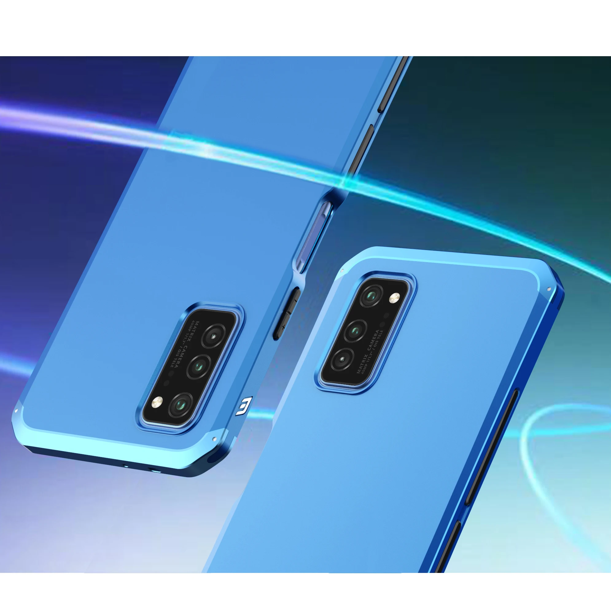 Противоударная металлическая рамка пластиковая задняя пластина для Huawei Honor V30