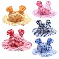 pet dog accessories summer lovely hat lattice dogs caps for dogs cats adjustable puppy kitten hats dropship