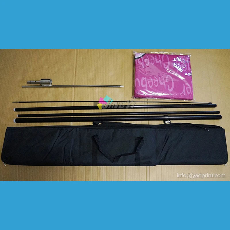 Высота 4 м внешняя фотография двусторонняя печать пляжный флаг открытый баннер