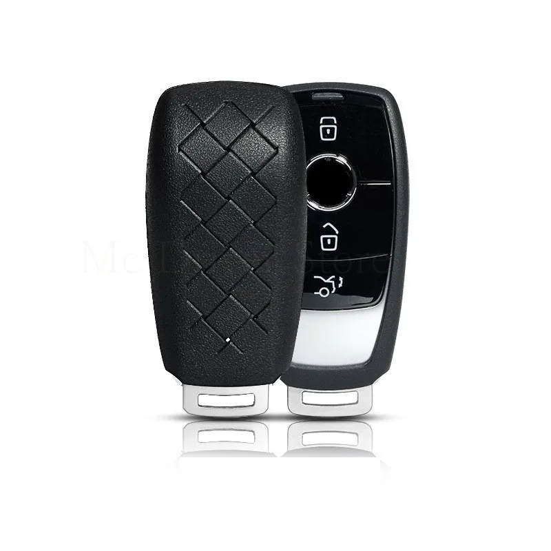 Чехол для ключа автомобиля Mercedes Benz B/E/C/Class W124 W213 W204 W205 AMG CLA CLS E200L E260 E300L E320