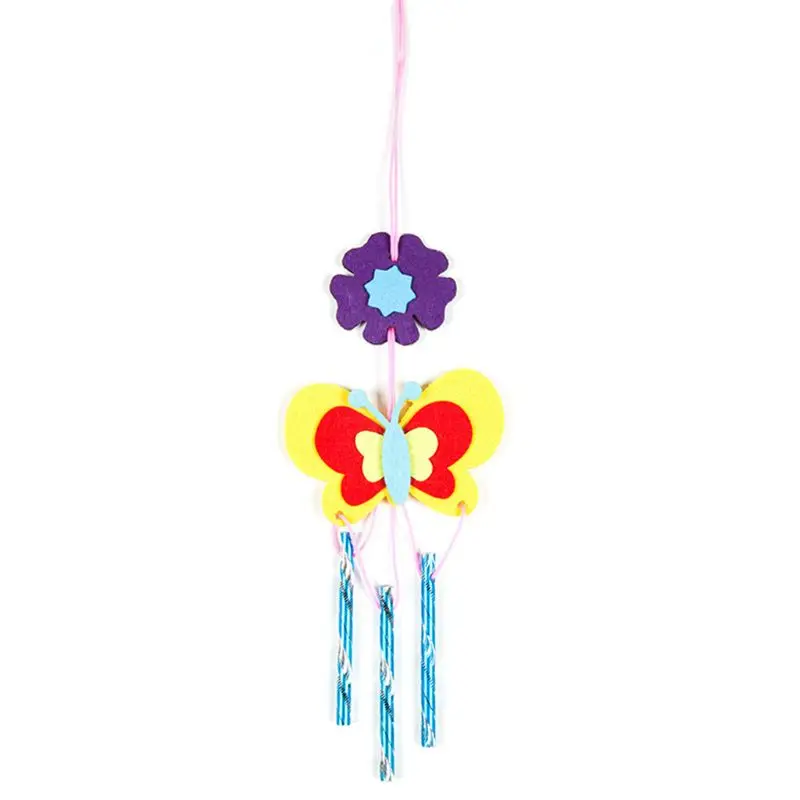 DIY Wind Chime детский нетканый материал ручной работы с рисунками животных для