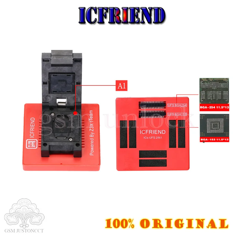 Новинка 2021 оригинальные UFS разъем адаптера ICFriend ICs-UFS 3 в 1 с поддержкой BGA254 BGA153 BGA95