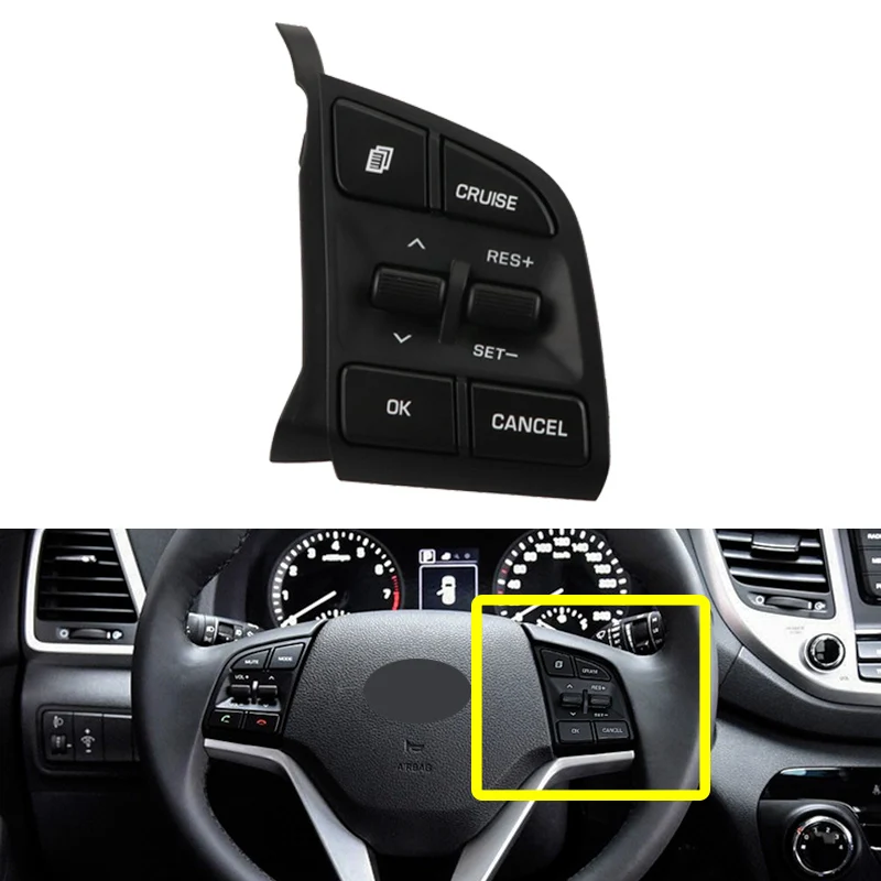 

Кнопка на руль для Tucson TLC IX35 1,6 T/2,0, правая кнопка управления круиз-контролем, запчасти для автомобилей 96720D3210