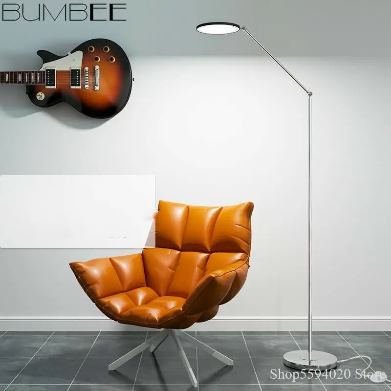 Современная Напольная Лампа с защитой глаз светодиодный прикроватный